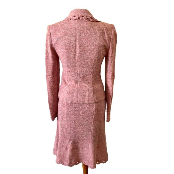 Vintage Y2K Nanette Lepore Knit Suit, Never Worn Sz. Small, Dusty Pink - Picture 4 of 12